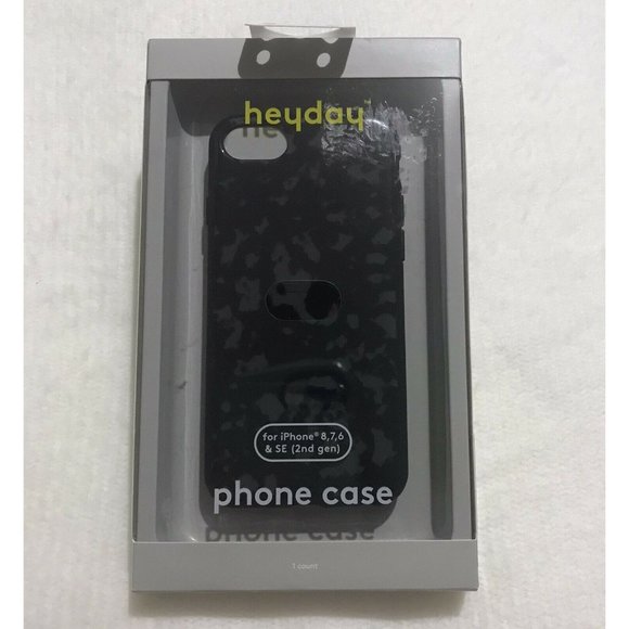heyday™ Apple iPhone SE (2nd gen)/8/7/6s/6 Case - Black Tort NIB - Picture 1 of 1